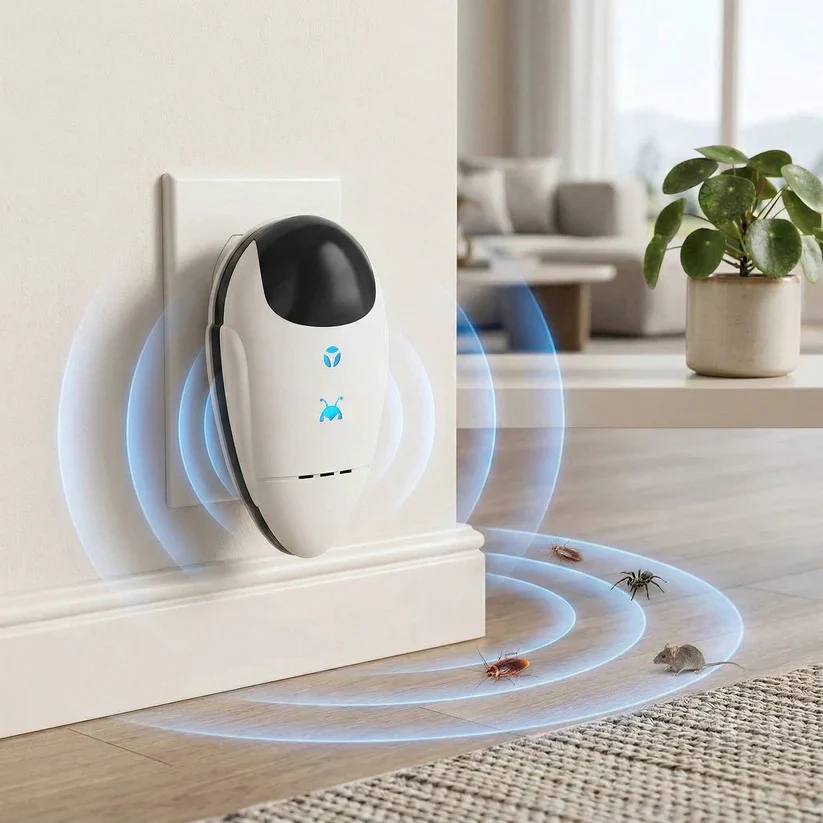 Plug In Ultrasonic Pest Control Device for Home, 4 Pack - Image 4