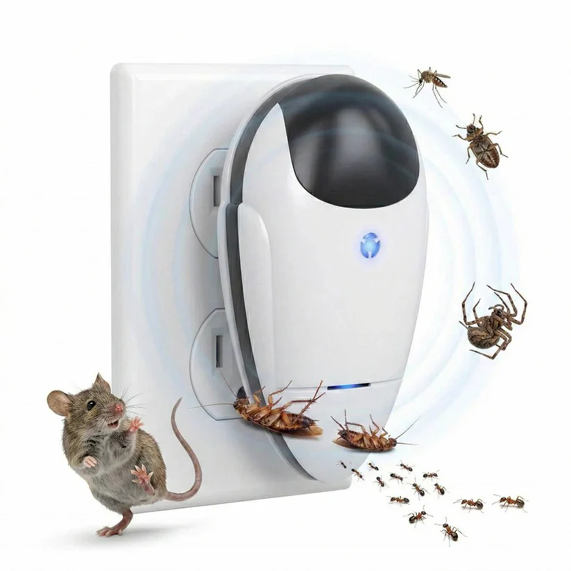 Plug In Ultrasonic Pest Control Device for Home, 4 Pack - Image 5