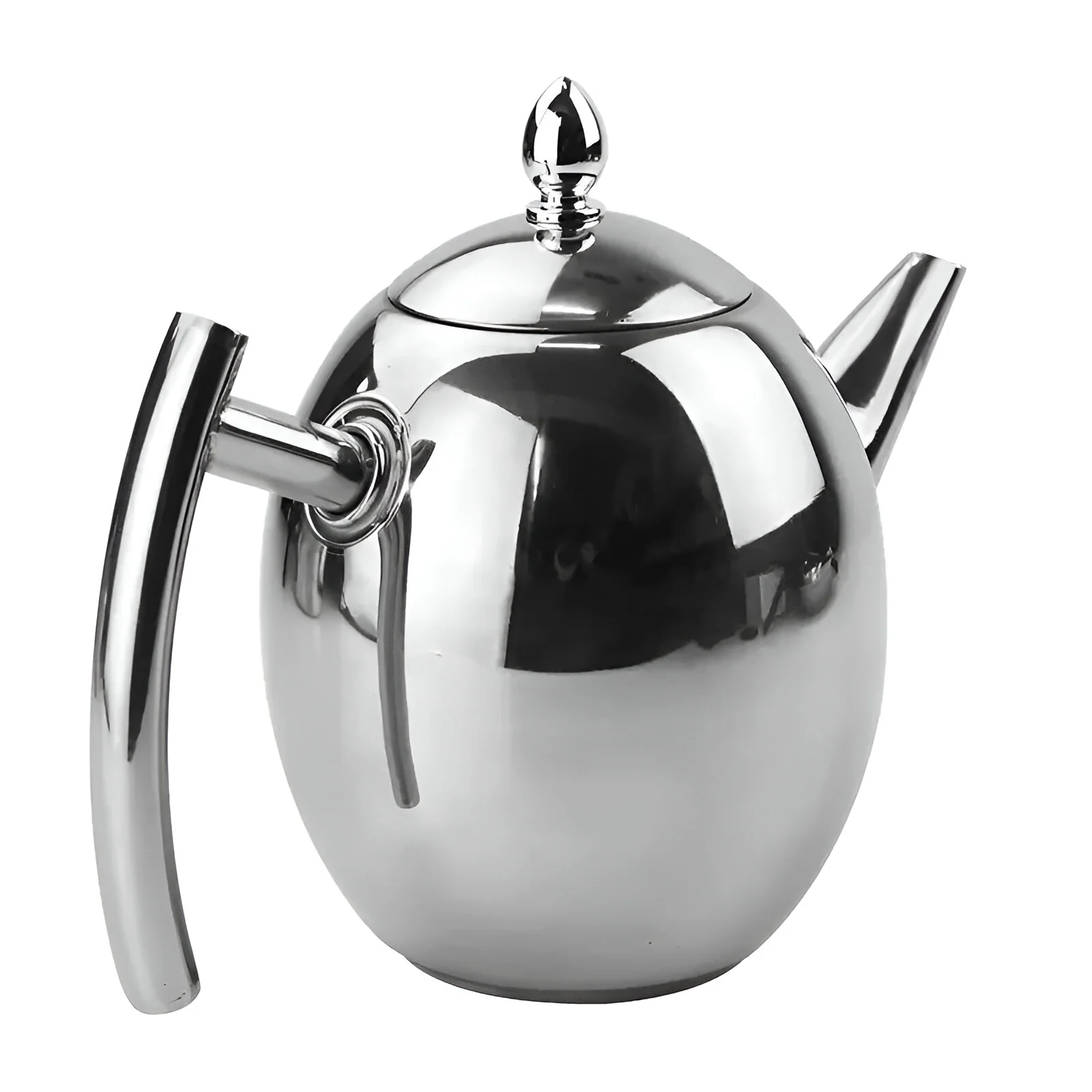 Elegant Stainless Steel Teapot - Image 4
