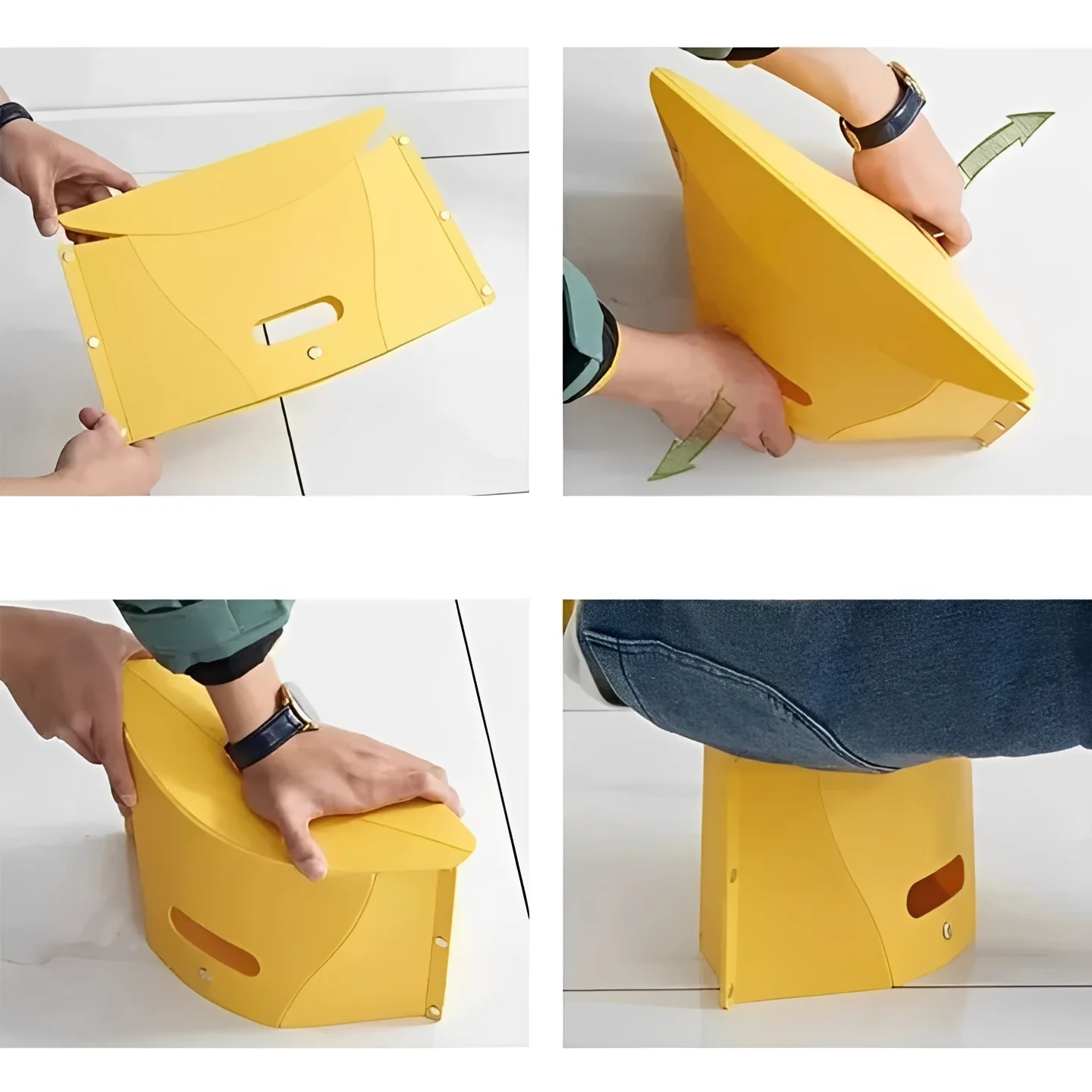 Portable Folding Step Stool with Built In Carry Handle - Image 9