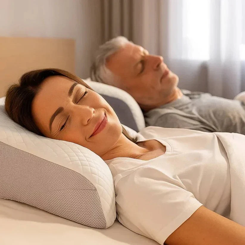 Ergonomic Memory Foam Neck Support Pillow with Orthopedic Design for Restful Sleep - Image 5