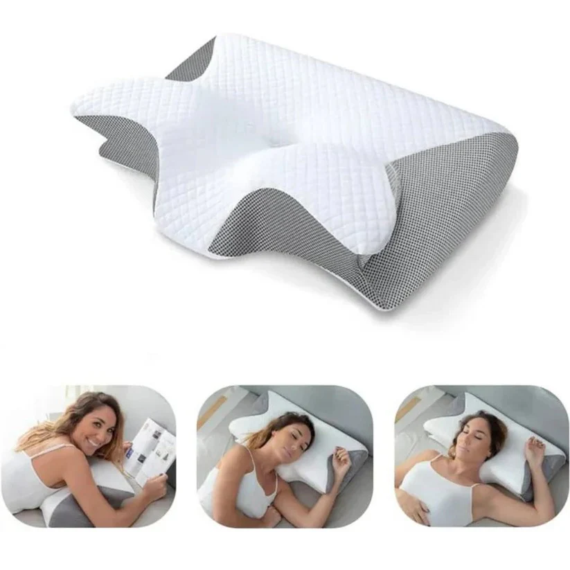 Ergonomic Memory Foam Neck Support Pillow with Orthopedic Design for Restful Sleep - Image 6