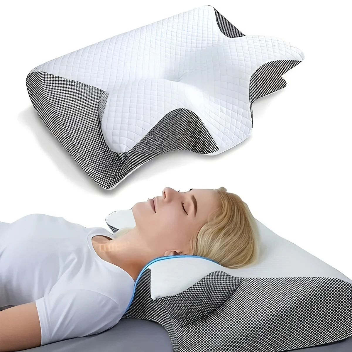 Ergonomic Pillow with Armrests for Side Sleepers - Image 4