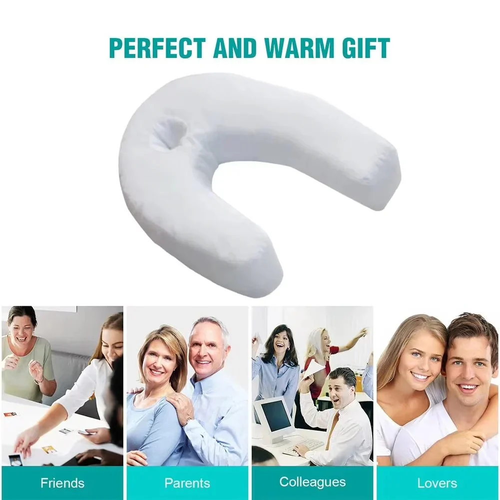Ergonomic Side Sleeper Pillow with Contoured U Shape - Image 2