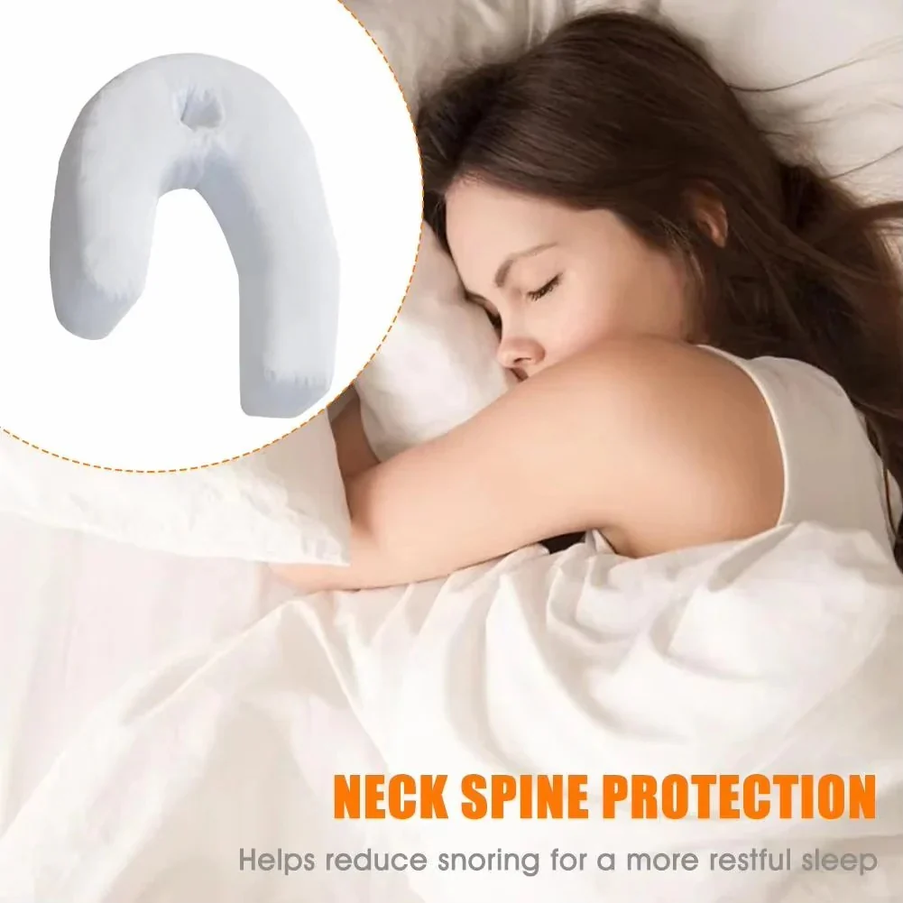 Ergonomic Side Sleeper Pillow with Contoured U Shape - Image 3