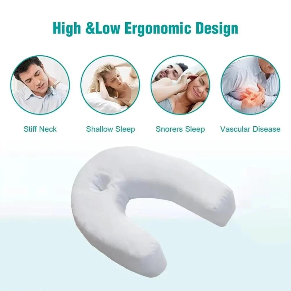 Ergonomic Side Sleeper Pillow with Contoured U Shape - Image 4