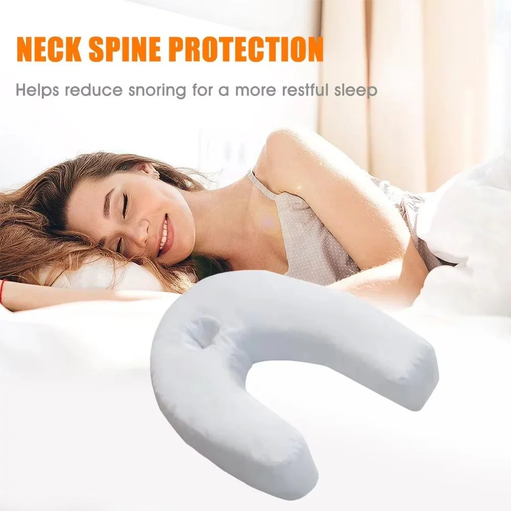 Ergonomic Side Sleeper Pillow with Contoured U Shape - Image 5