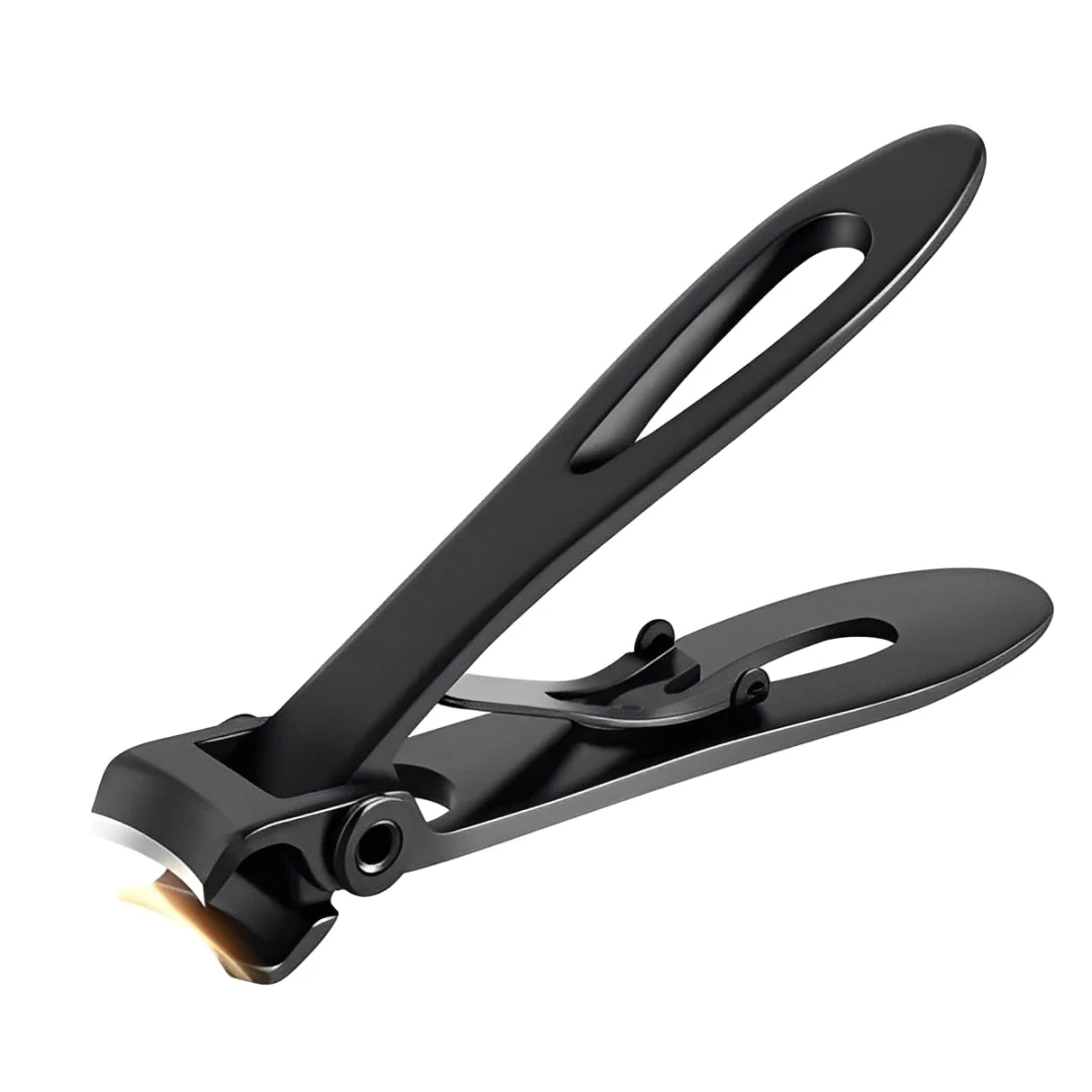 Ergonomic Stainless Steel Nail Clipper for Thick Nails