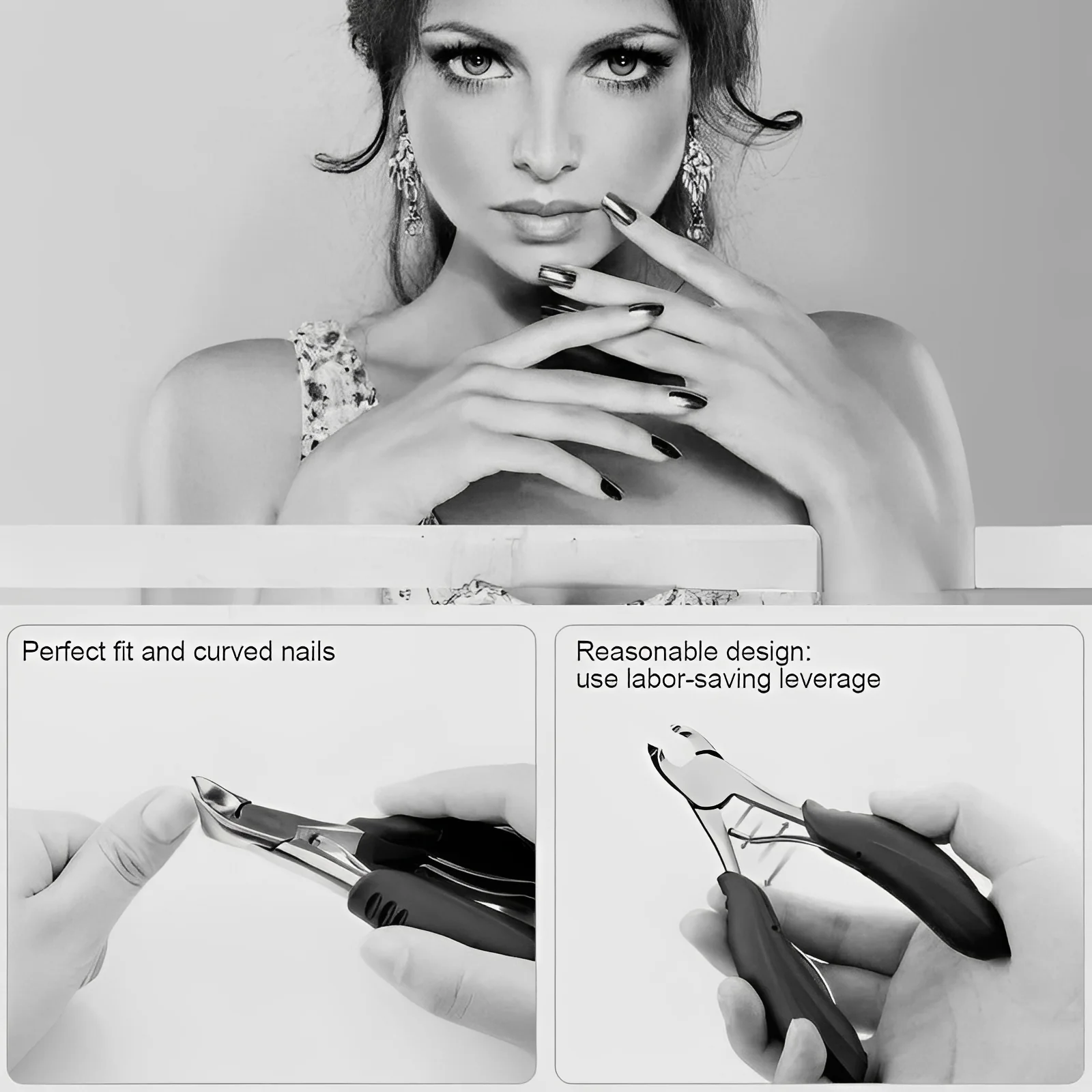 Toenail Clipper for Thick Nails with Curved Blade Design - Image 4