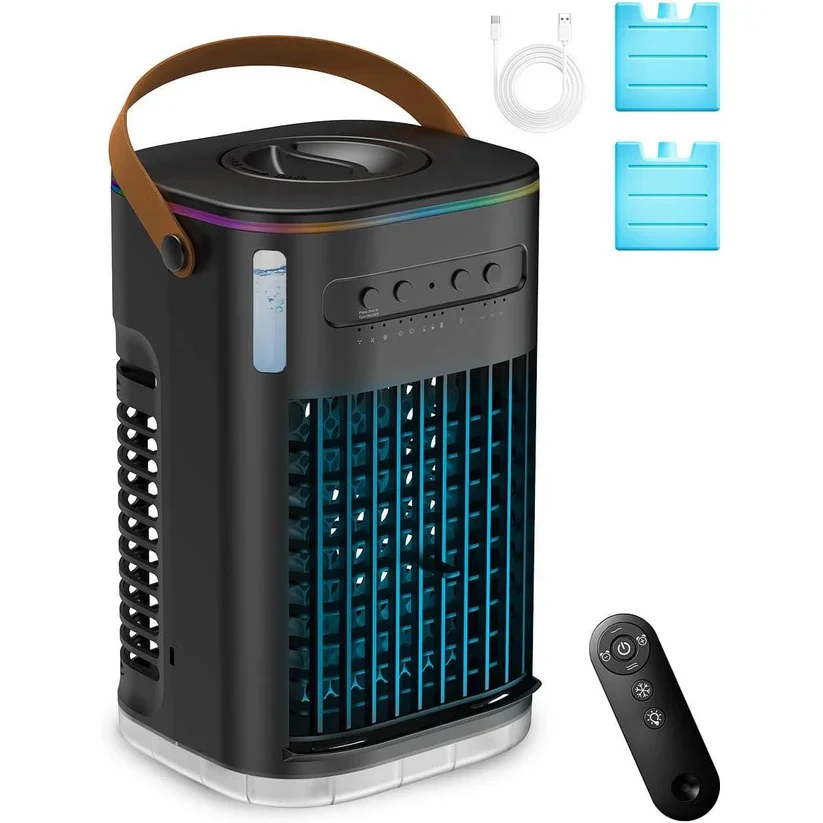 Portable Air Cooler Fan with 1.2L Water Tank and Remote Control - Image 6