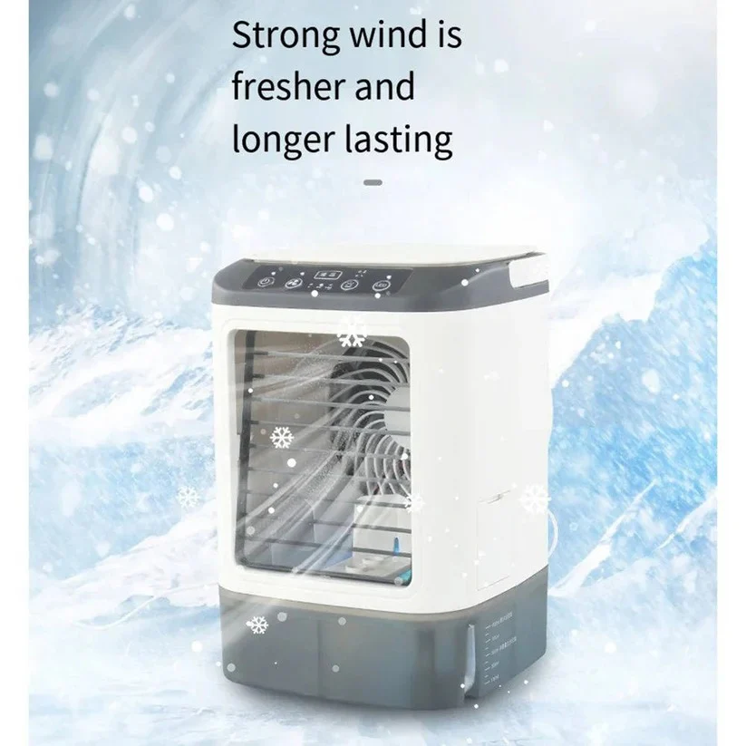 Portable Air Cooler Fan with 900ml Tank and 3 Speed Settings - Image 7
