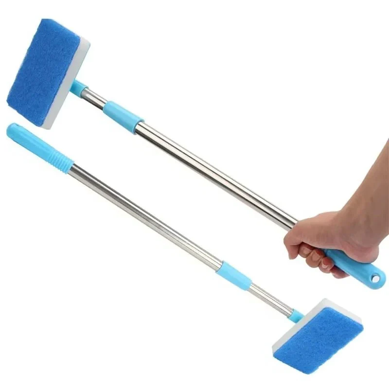 Extendable Aquarium Algae Scraper and Cleaner with 180 Degree Sponge - Image 3