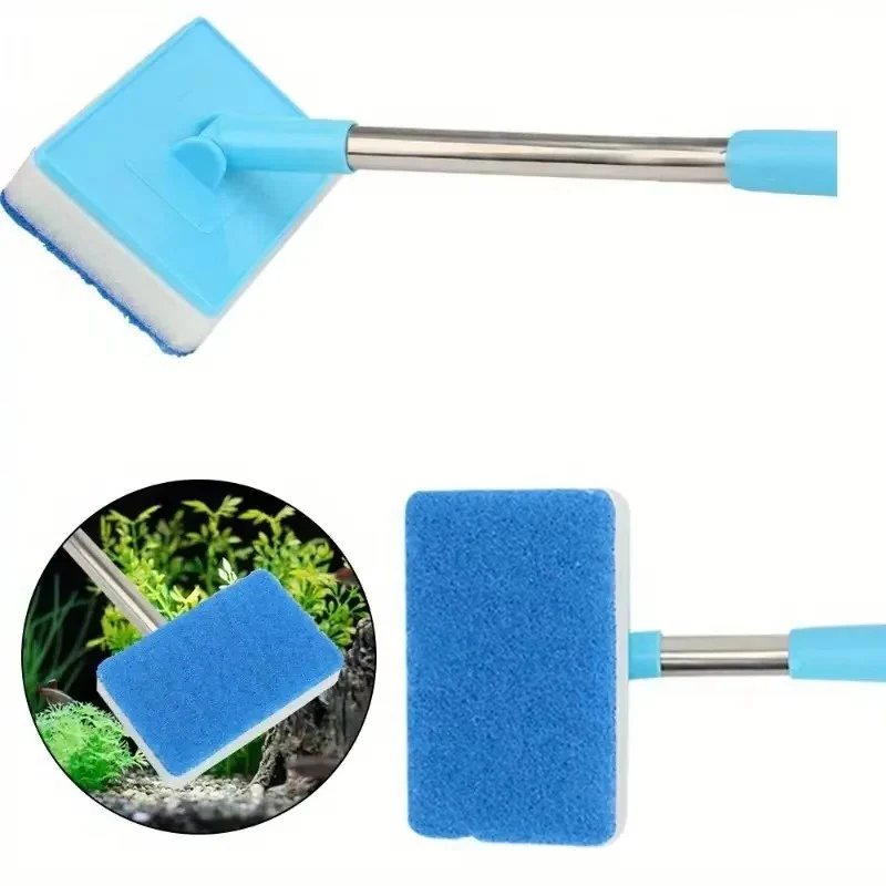 Extendable Aquarium Algae Scraper and Cleaner with 180 Degree Sponge - Image 4