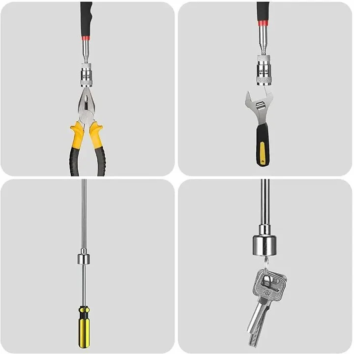 Telescopic Magnetic Pick Up Tool with LED Light - Image 2