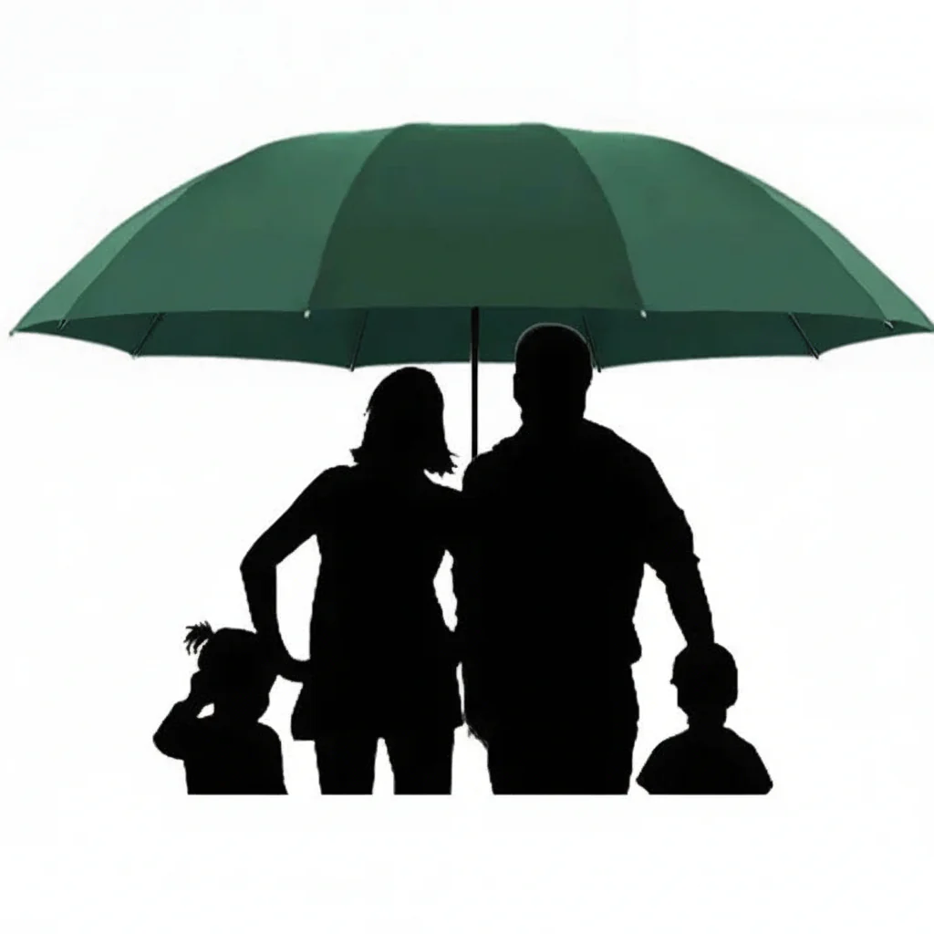 Extra Large Automatic Folding Umbrella with Wide Canopy Coverage - Image 3