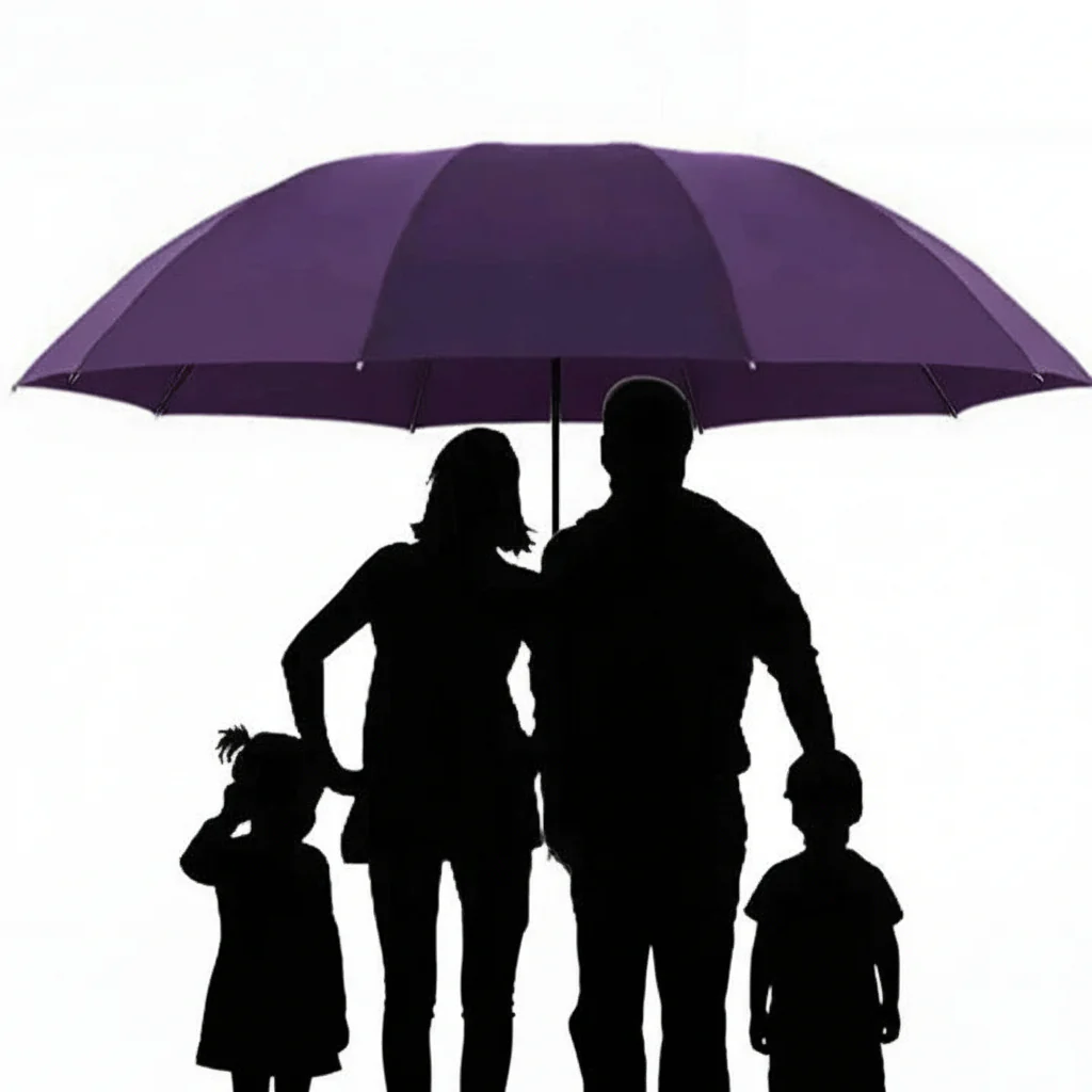 Extra Large Automatic Folding Umbrella with Wide Canopy Coverage - Image 5