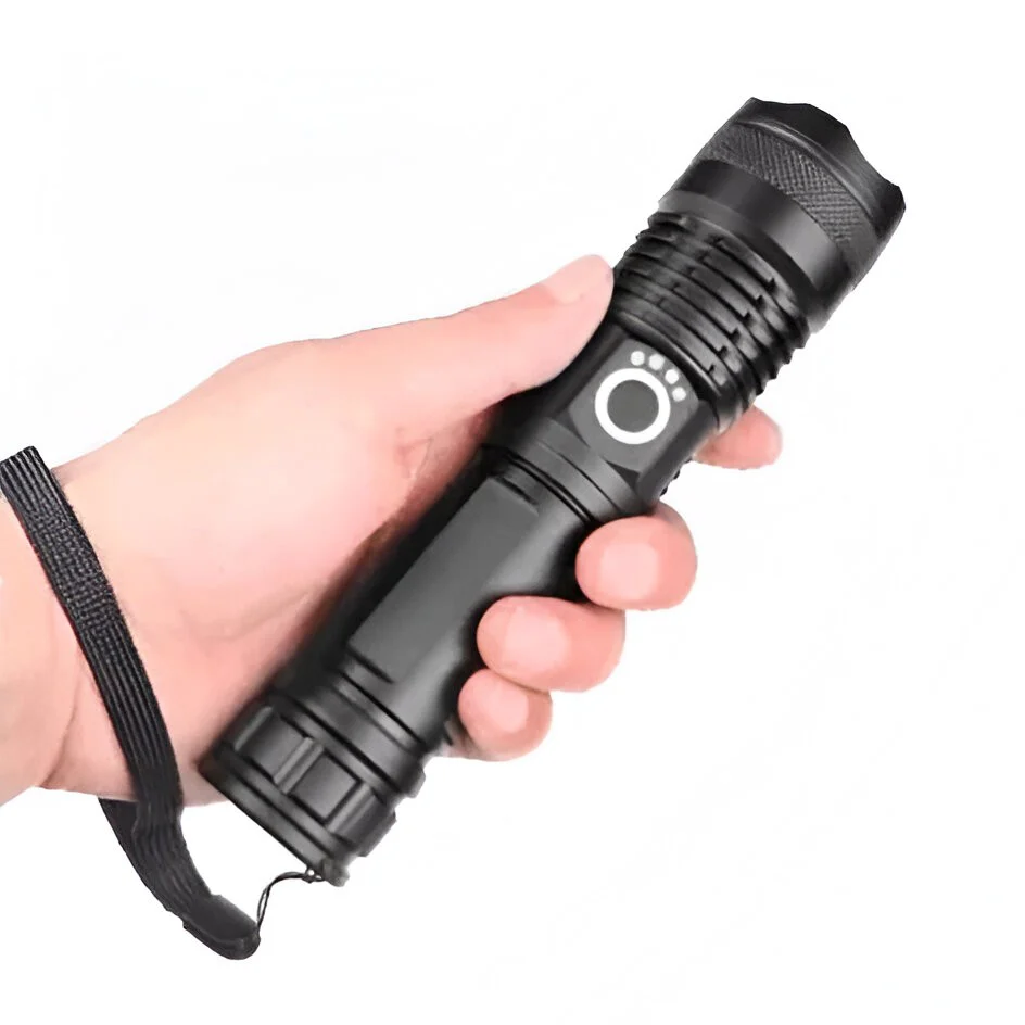 LED Torch Flashlight with XHP50 LED Chip - Image 3