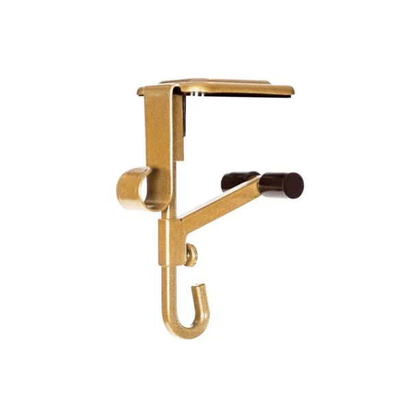 Adjustable Mantle Hook with Weighted Bases for Holiday Stockings and Greenery - Image 2