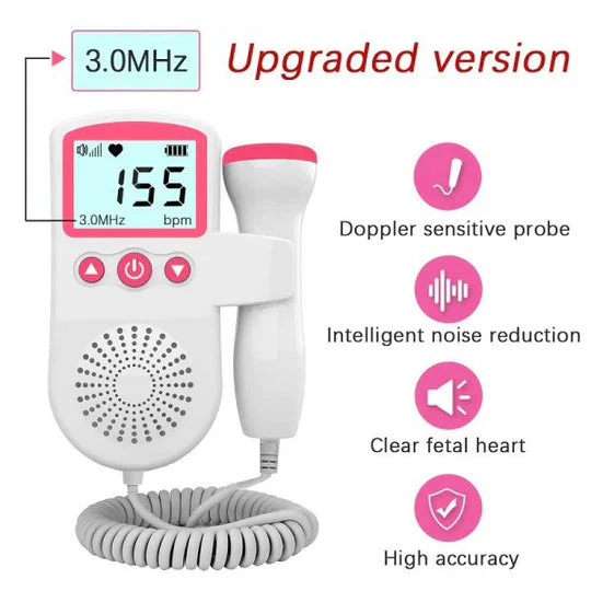 Fetal Doppler Heart Rate Monitor with Sound Detector - Image 7