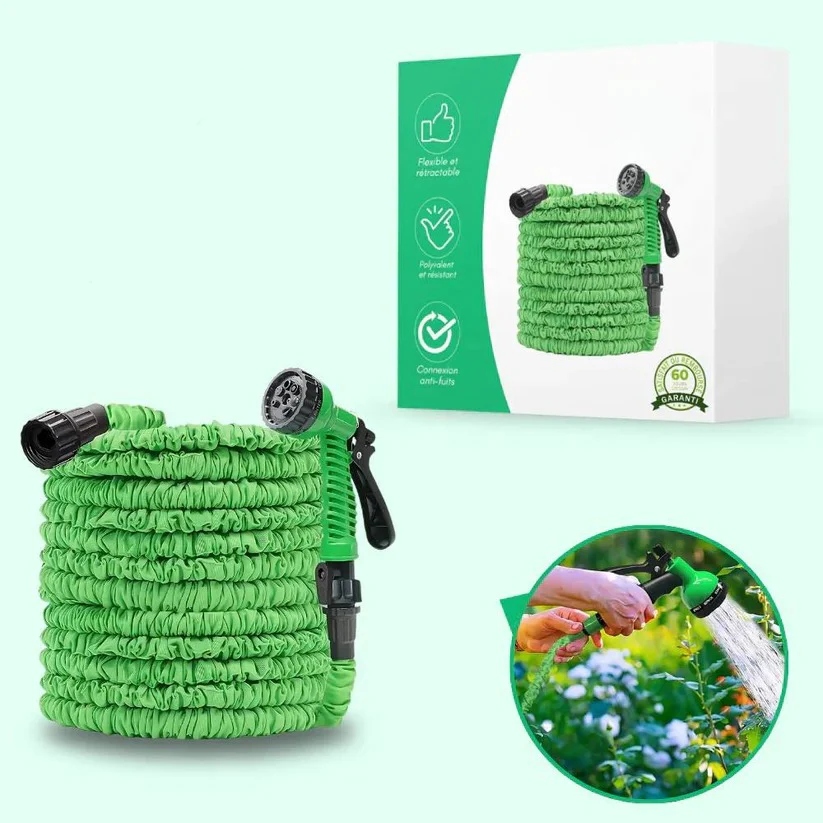 Flexible Expandable Garden Hose with 10 Nozzle Settings - Image 5
