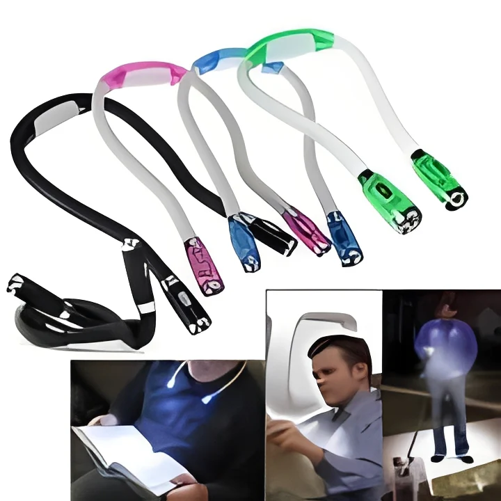 Flexible Neck Reading Light with Adjustable LED Beam - Image 9