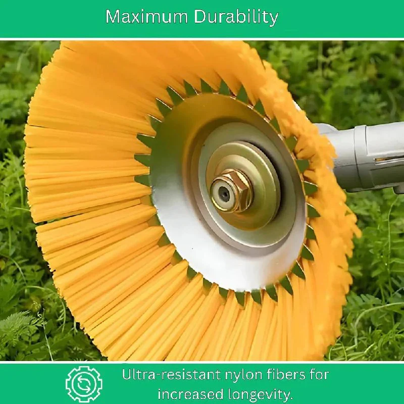 Flexible Nylon Weed Cutter Attachment for Detailed Lawn Edging and Surface Care - Image 4