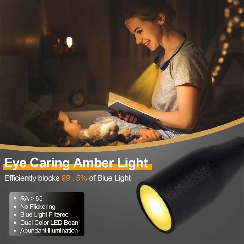 Flexible Rechargeable LED Neck Light for Reading - Image 3