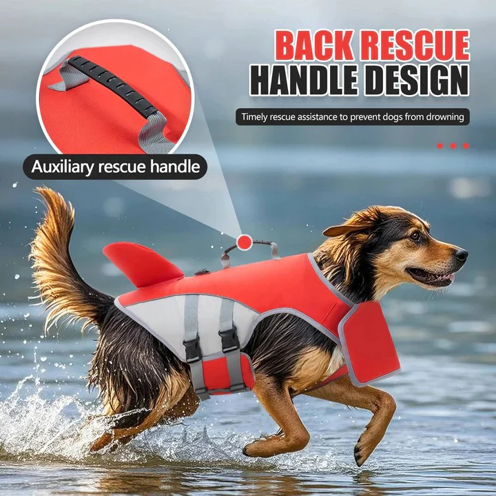 Floating Life Jacket for Dogs with Buoyancy Support - Image 10