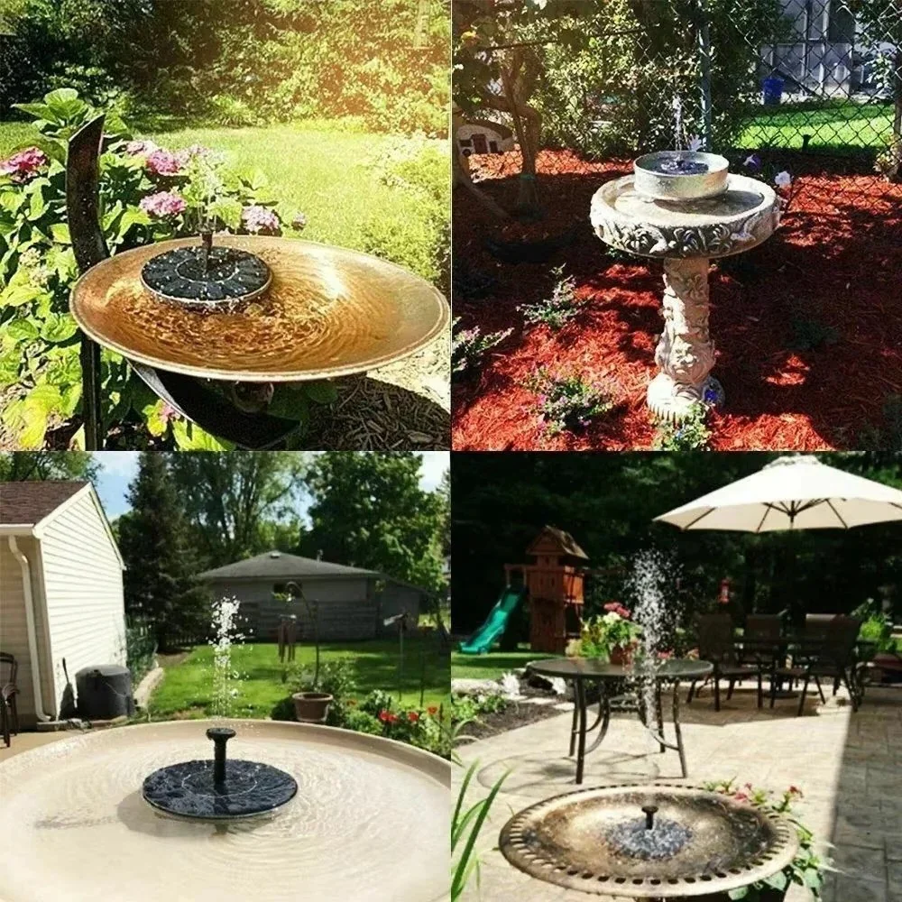 Floating Solar Fountain Pump for Bird Baths and Garden Ponds - Image 2
