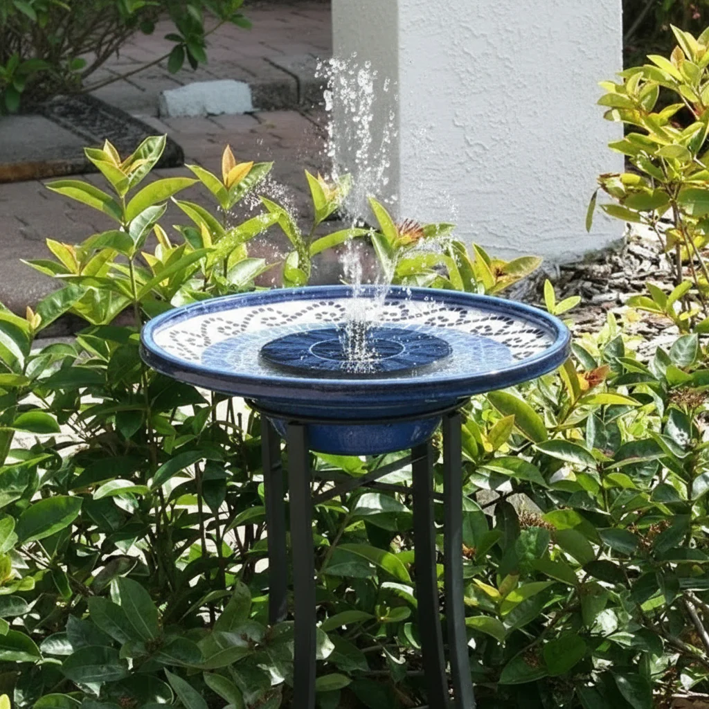Floating Solar Water Fountain Pump for Pond - Image 4