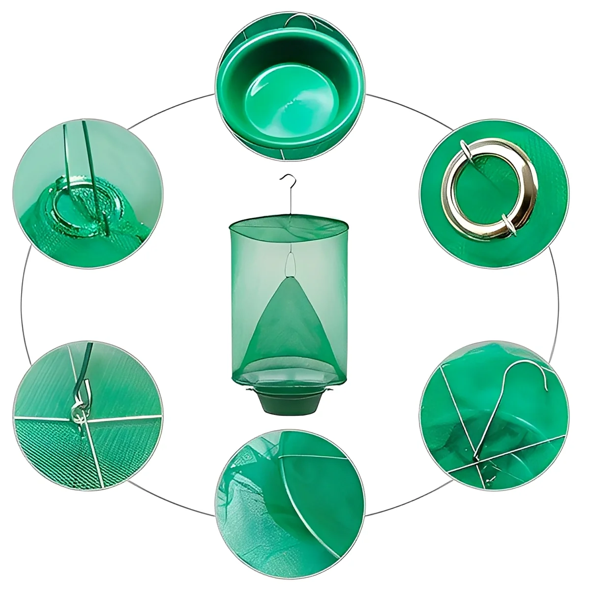 Reusable Outdoor Fly Trap Device with Washable Design - Image 2
