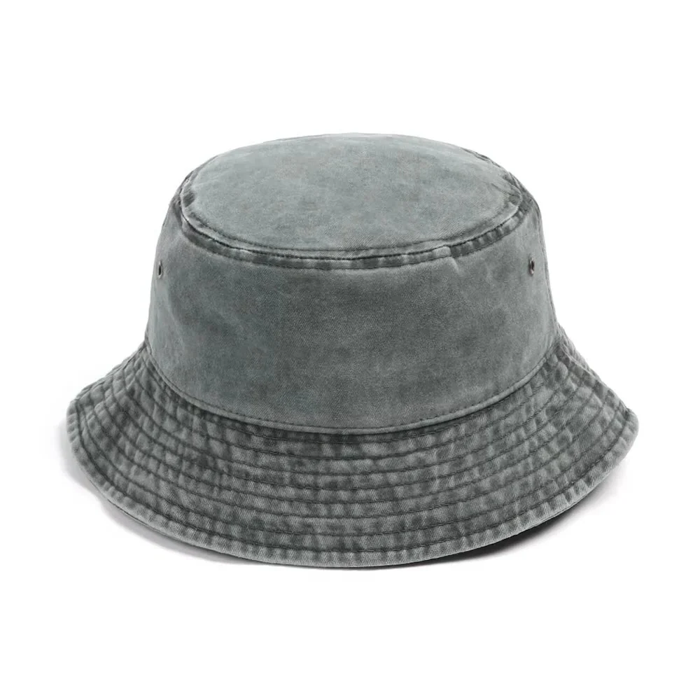 Foldable Denim Bucket Hat with Versatile Style and Comfortable Cotton Material - Image 10