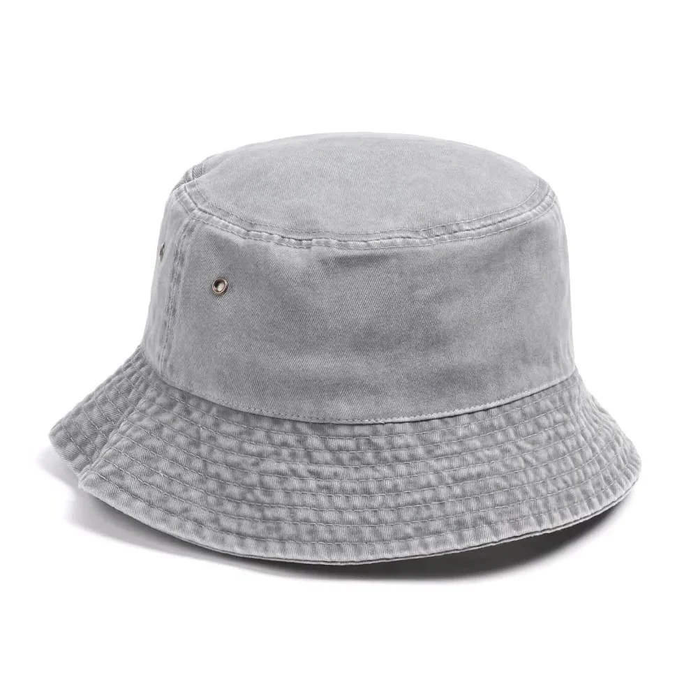 Foldable Denim Bucket Hat with Versatile Style and Comfortable Cotton Material - Image 11
