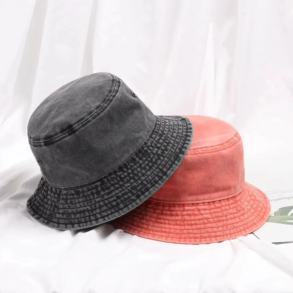 Foldable Denim Bucket Hat with Versatile Style and Comfortable Cotton Material - Image 14