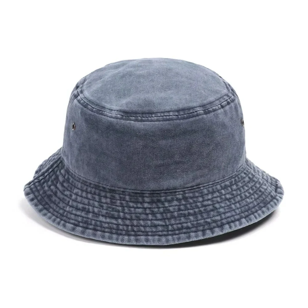 Foldable Denim Bucket Hat with Versatile Style and Comfortable Cotton Material - Image 8