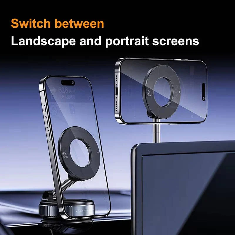 Foldable Magnetic Car Phone Mount with 360 Degree Hands Free Rotation - Image 3