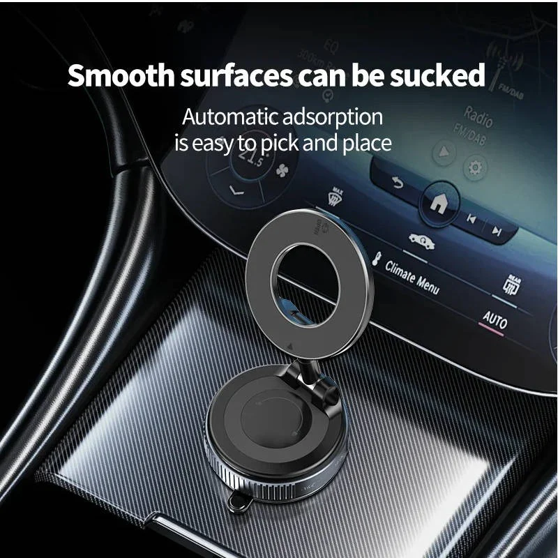 Foldable Magnetic Car Phone Mount with 360 Degree Hands Free Rotation - Image 4