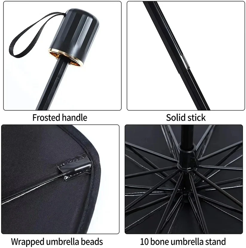 Foldable Windshield Sun Shade Umbrella with Heat Insulation for Cars and Trucks - Image 4