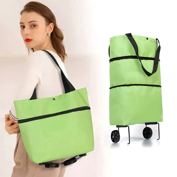Foldable Shopping Cart for Portable Use and Storage - Image 3