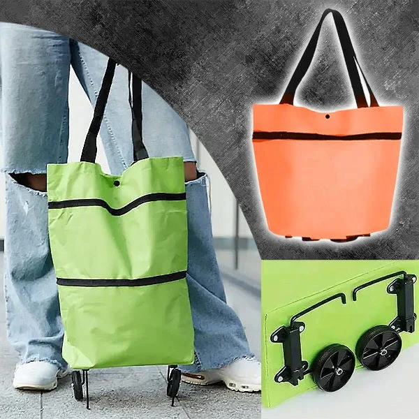 Foldable Shopping Cart for Portable Use and Storage - Image 5