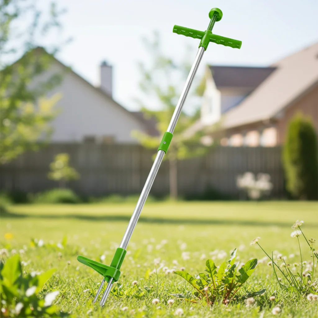 Foot Pedal Weed Puller Tool with Long Handle