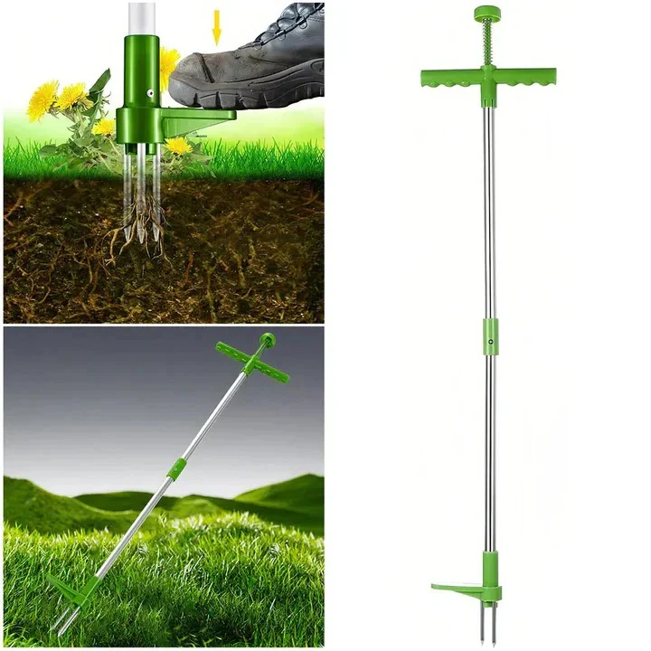 Foot Pedal Weed Puller Tool with Long Handle - Image 4