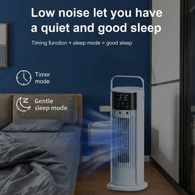 Freestanding Portable Air Cooler Fan with Mist and Digital Display for Indoor Use - Image 6