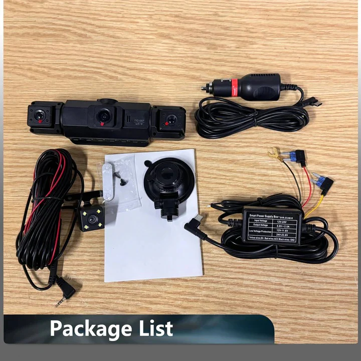 Front and Rear Dash Cam with Four Cameras and WiFi Connectivity - Image 15