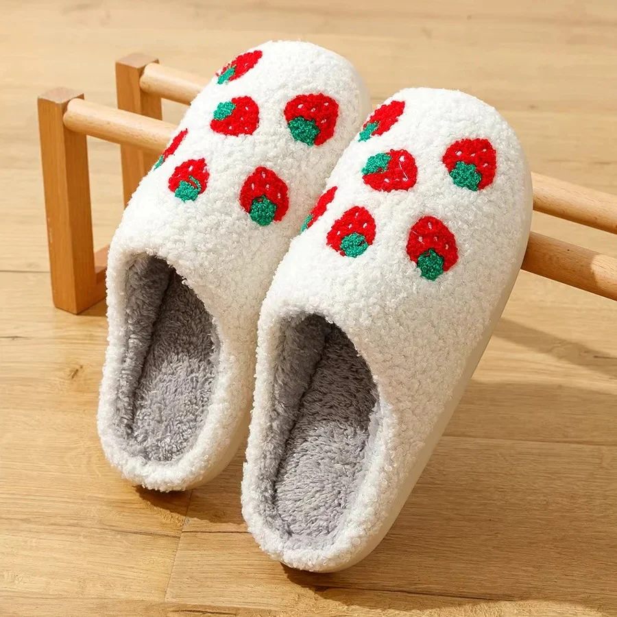 Fruit Design Cotton Slippers with Non Slip Sole for Indoor Use - Image 4