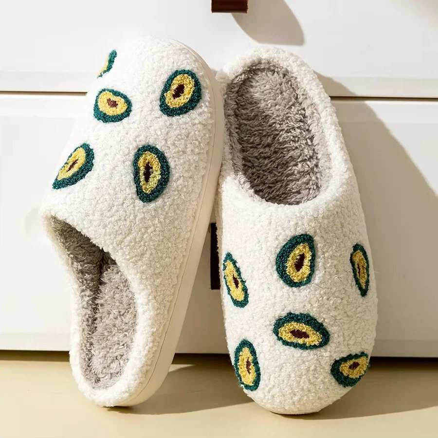 Fruit Design Cotton Slippers with Non Slip Sole for Indoor Use - Image 6