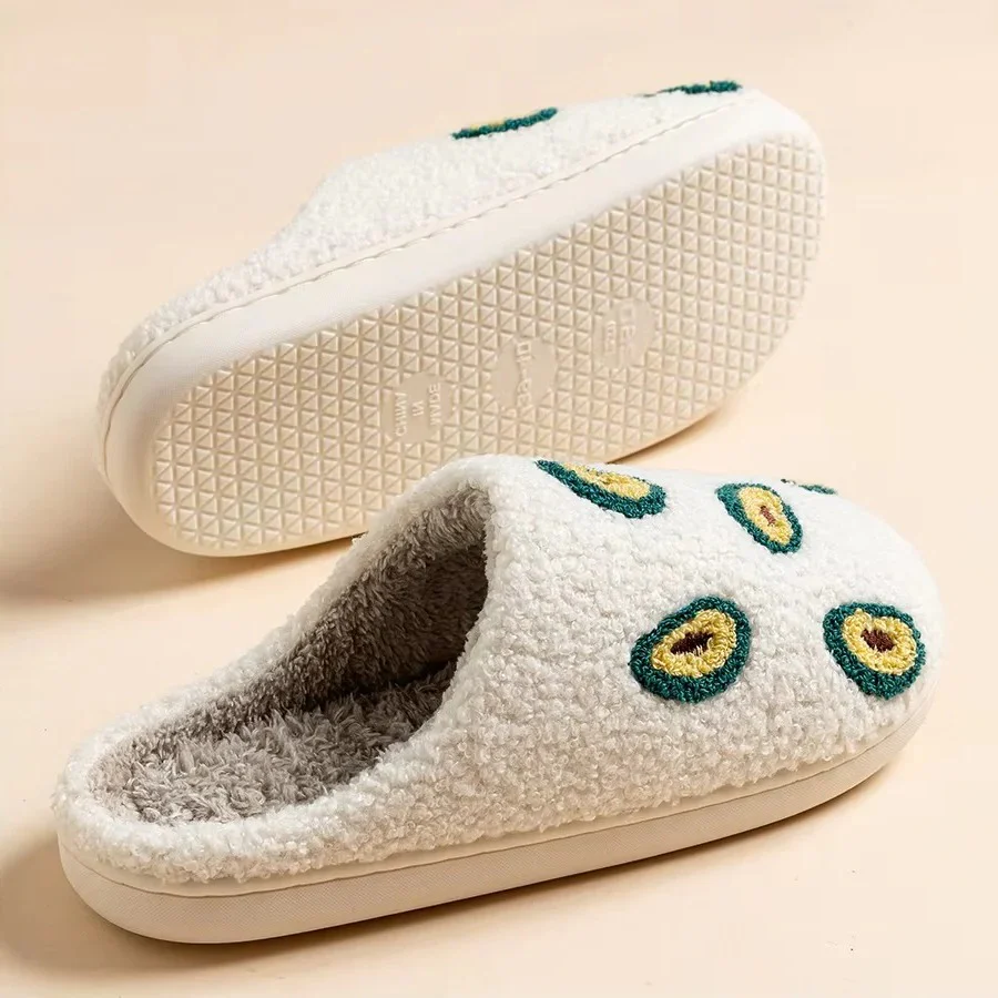 Fruit Design Cotton Slippers with Non Slip Sole for Indoor Use - Image 7