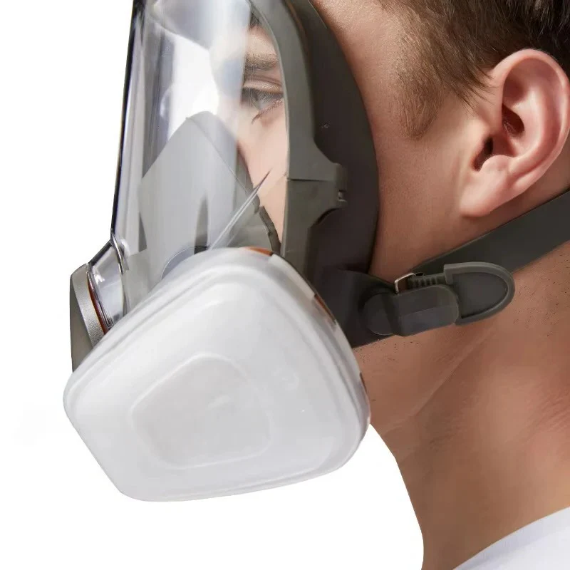 Full Face Respirator Mask with Anti Fog Lens and Silicone Seal - Image 9