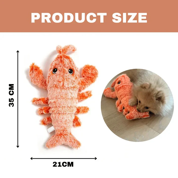 Floppy Lobster Dog Toy, Interactive Pet Toy - Image 4