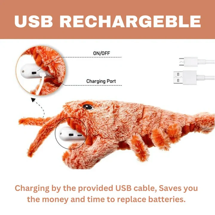 Floppy Lobster Dog Toy, Interactive Pet Toy - Image 5